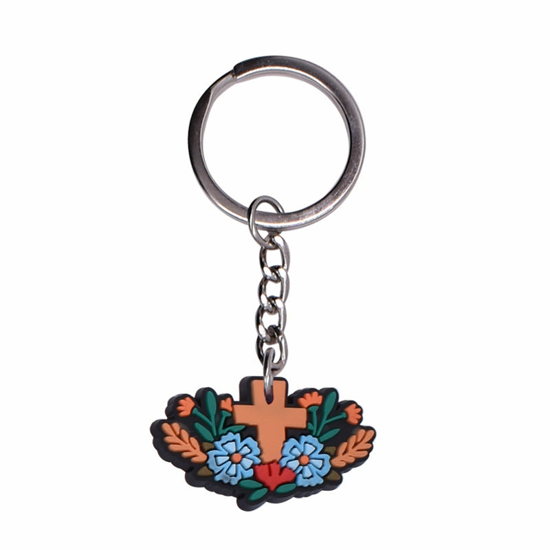 Wholesale 10pcs/pack Mexican Day of The Dead Calavera Plastic Keychain
